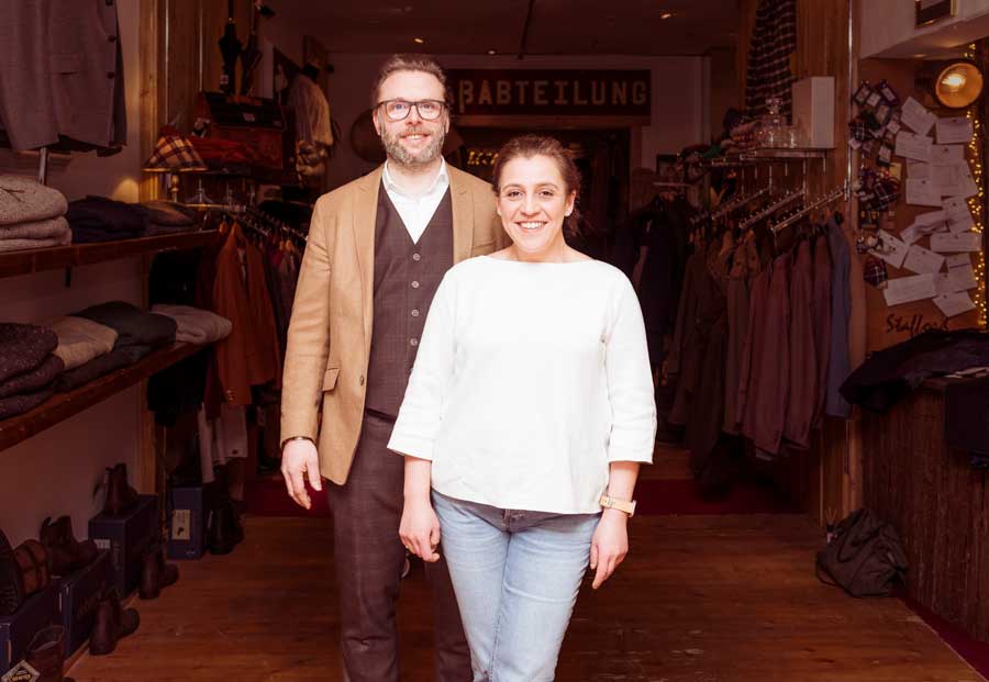 Gerard und Marcella Antweiler in ihrem Laden Stafford Ireland