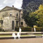 Visualisierung Deweerth Garten 2025 Stufen Denkmal