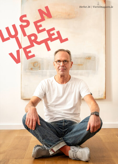 Künstler Achim Saure in seinem Atelier AC22 im Wuppertaler Luisenvierte